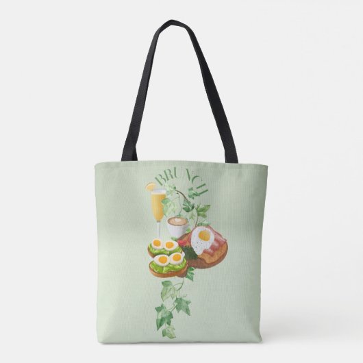 Brunch Tote Bag (Achterkant)