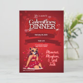 brunch van Galentine Kaart (Staand voorkant)