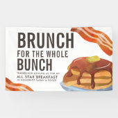 BRUNCH VOOR DE BUNCH | Ontbijtende oogst Spandoek (Horizontaal)