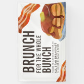 BRUNCH VOOR DE BUNCH | Ontbijtende oogst Spandoek (Verticaal)