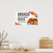 BRUNCH VOOR DE KLUB | Ontbijt Samenkomst Poster (Keuken)