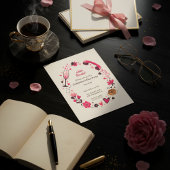 Brunch Wafel Galentine's Uitnodiging
