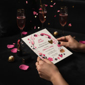 Brunch Waffle Galentine's Invitation Kaart