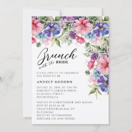 Brunch With the Bride Invitation Kaart