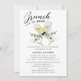 Brunch With the Bride Invitation Kaart