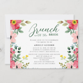 Brunch With the Bride Invitation Kaart