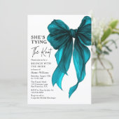 Brunch With The Bride She's Tying The Knot Bow Kaart (Staand voorkant)