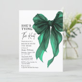 Brunch With The Bride She's Tying The Knot Bow Kaart (Staand voorkant)