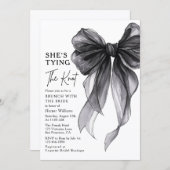 Brunch With The Bride She's Tying The Knot Bow Kaart (Voorkant / Achterkant)