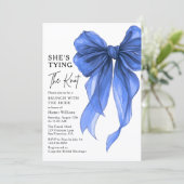 Brunch With The Bride She's Tying The Knot Bow Kaart (Staand voorkant)
