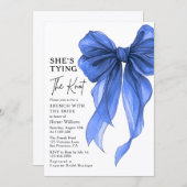 Brunch With The Bride She's Tying The Knot Bow Kaart (Voorkant / Achterkant)