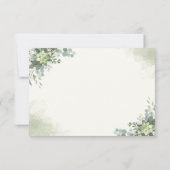 Brunch y Bubbly Glass of Champange Bedankkaart (Achterkant)