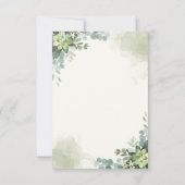 Brunch y Bubbly Glass of Champange Bridal Shower Bedankkaart (Achterkant)