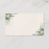 Brunch y Bubbly Glass of Champange Bridal Shower Informatiekaartje (Achterkant)