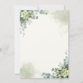 Brunch y Bubbly Glass of Champange Bridal Shower Kaart (Achterkant)