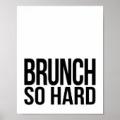 Brunch zo hard | Art Print (Voorkant)