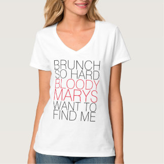 BRUNCH ZO HARDE BLOODY MARYS WILT ME T-SHIRT VINDE