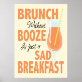 Brunch zonder Booze Brunch Poster (Voorkant)