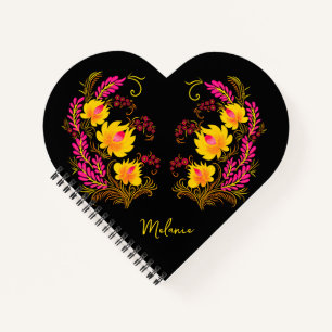 Brunches van bloemen notitieboek