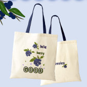 Brunches van bosbessen tote bag
