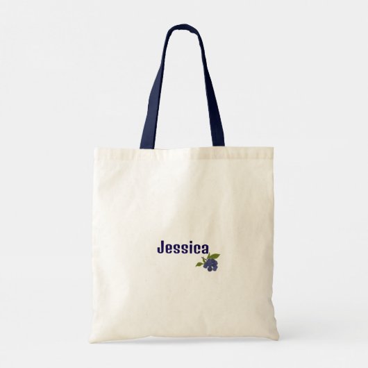 Brunches van bosbessen tote bag (Achterkant)