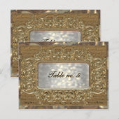 Brunchild Victoriaans Tafelnummer Kaart (Voorkant / Achterkant)