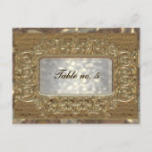 Brunchild Victoriaans Tafelnummer Kaart (Voorkant)