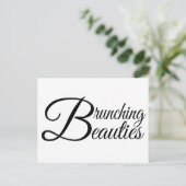 Brunching Beauties Briefkaart (Staand voorkant)