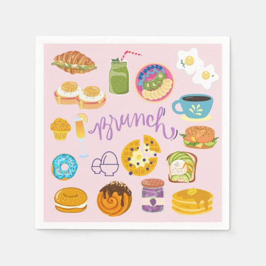 Brunchploeg Servet (Voorkant)