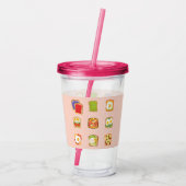brunchtoast acryl drinkbeker (Achterkant)