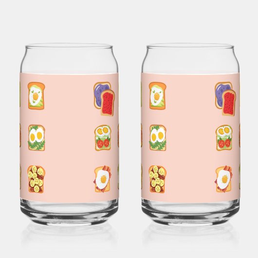 brunchtoast blikvorm glas (Links)