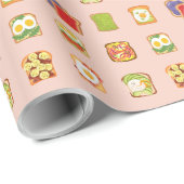 brunchtoast cadeaupapier (Rol Hoek)