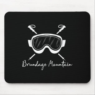 Brundage berg idaho ski brillen skien skiër muismat