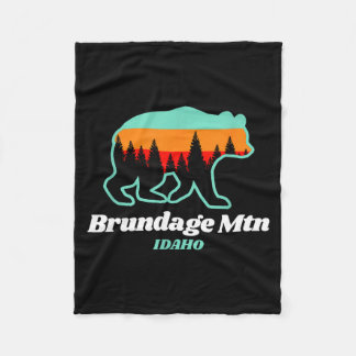 Brundage berg idaho skien snowboarden beer fleece deken