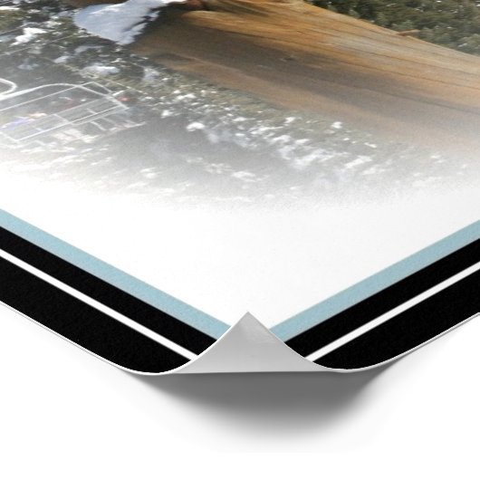 Brundage Ski Resort in McCall Idaho Poster (Hoek)