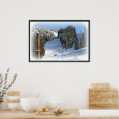 Brundage Ski Resort in McCall Idaho Poster (Keuken)