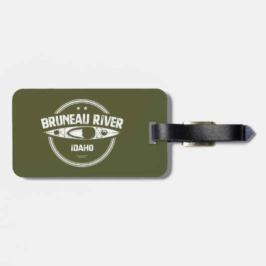 Bruneau Idaho Kayaking Bagagelabel (Achterkant horizontaal)