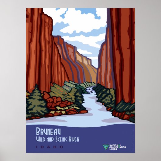  Bruneau Wild en Schilderachtig Idaho Travel Poster (Voorkant)