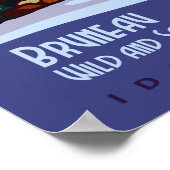  Bruneau Wild en Schilderachtig Idaho Travel Poster (Hoek)