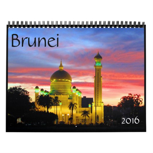brunei 2016 kalender (Hoes)