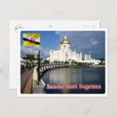 Brunei - Bandar Seri Begawan - Briefkaart (Voorkant / Achterkant)