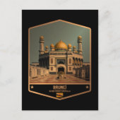 Brunei Briefkaart (Voorkant)