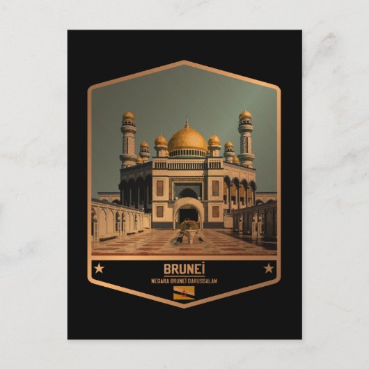 Brunei Briefkaart (Voorkant)
