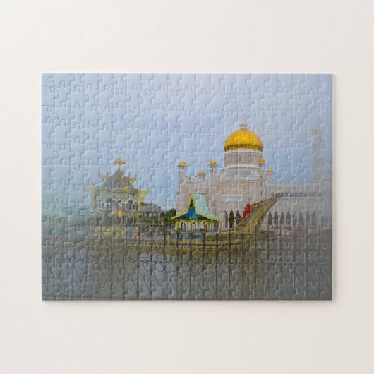 Brunei Darussalam Golden Mosque. Legpuzzel (Horizontaal)