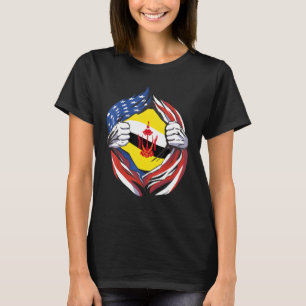 Brunei Darussalam Vlag Trots op Bruneise T-shirt