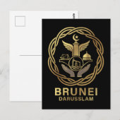 Brunei Darusslam Southeast Asia Briefkaart (Voorkant / Achterkant)