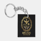 Brunei Darusslam Zuidoost-Azië Sleutelhanger (Voorkant Links)
