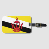 Brunei Flag Bagagelabel (Voorkant (horizontaal))
