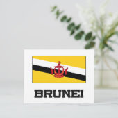Brunei Flag Briefkaart (Staand voorkant)