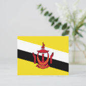 Brunei Flag Briefkaart (Staand voorkant)